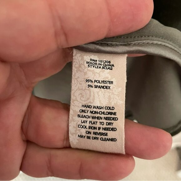 Soft Surroundings Velvet Topper Open Wrap Jacket in Basil Green 3X - Picture 6 of 7